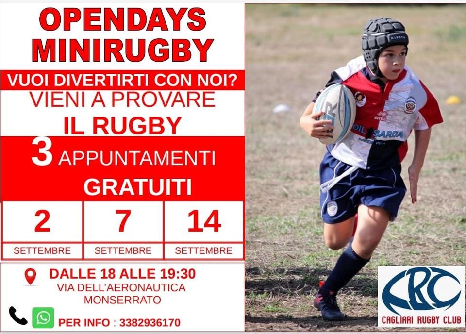 Cagliari Rugby open day 2020